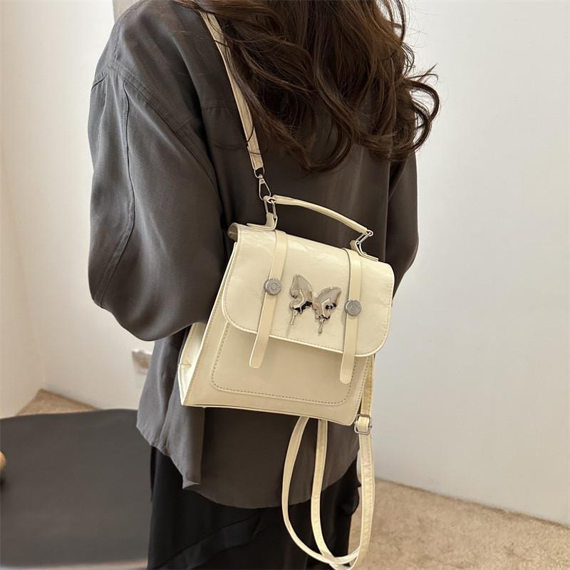 Pu Material Casual Backpack For Women With Phone Pocket For Daily Use