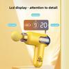 Little Yellow Duck Mini Fascia Gun Electric Silent Muscle Massager with LCD Screen for Men and Women Fitness