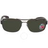 Ray Ban Polarized Green ClaSSic G 15 Square Men S SunGlaSSeS Rb3522 004 9a 64