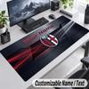 Custom Name Text Mouse Pad Bologna FC Personalized Desk Pad For Work And Gaming
