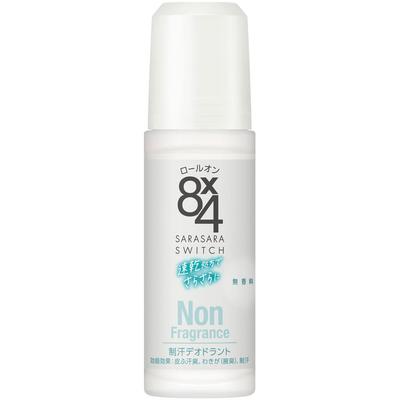 Eight Four 8x4 Roll-On Bez Zapachu 45mL (Quasi-narkotyk) Antyperspirant w kulce w sprayu Antyperspiranty Jak używać] - Zwilż kulkę raz po przekręceniu