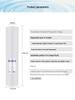 20-Inch PP Cotton Melt-Blown Filter Cartridge for Whole House Water Purifier and Central Water Filter Housing