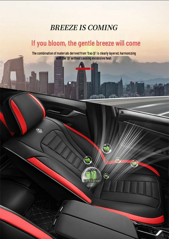 All-Season Universal Five-Seater Leather Car Seat Covers: Full Coverage Mats for Driver, Passenger, and Rear Seats