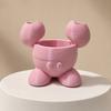 Toothbrush Holder, 3D Printed Durable PLA Storage Rack, Partitioned Storage Design, Cartoon Shape Compact Bathroom Organizer