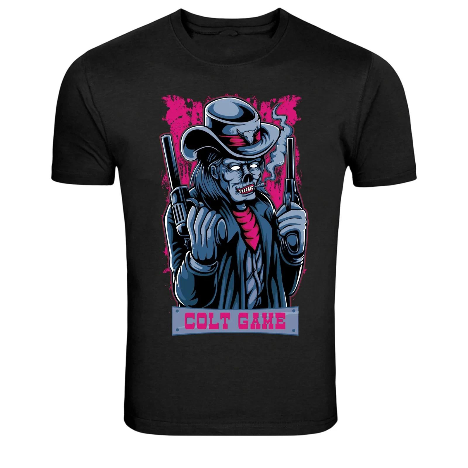Sheriff Pinup Cowgirl Guns Western Graphic T-Shirt XL