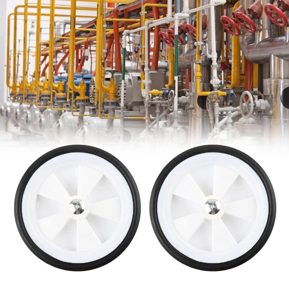 2pcs With Bolts Universal Wheel Replacement Parts Air Compressor Wheels For Air Compressor