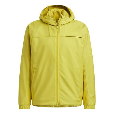 Wind FW25 3 Stripes Bonded Logo Hooded Solid Color Zip Long Sleeve Jacket Men Jacket KG5181