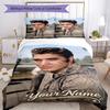 Elvis Presley Customizable Name Bedding Set Perfect for Decorate room Breathable Duvet Cover Custom Room Decor Christmas, WeddingPerfect