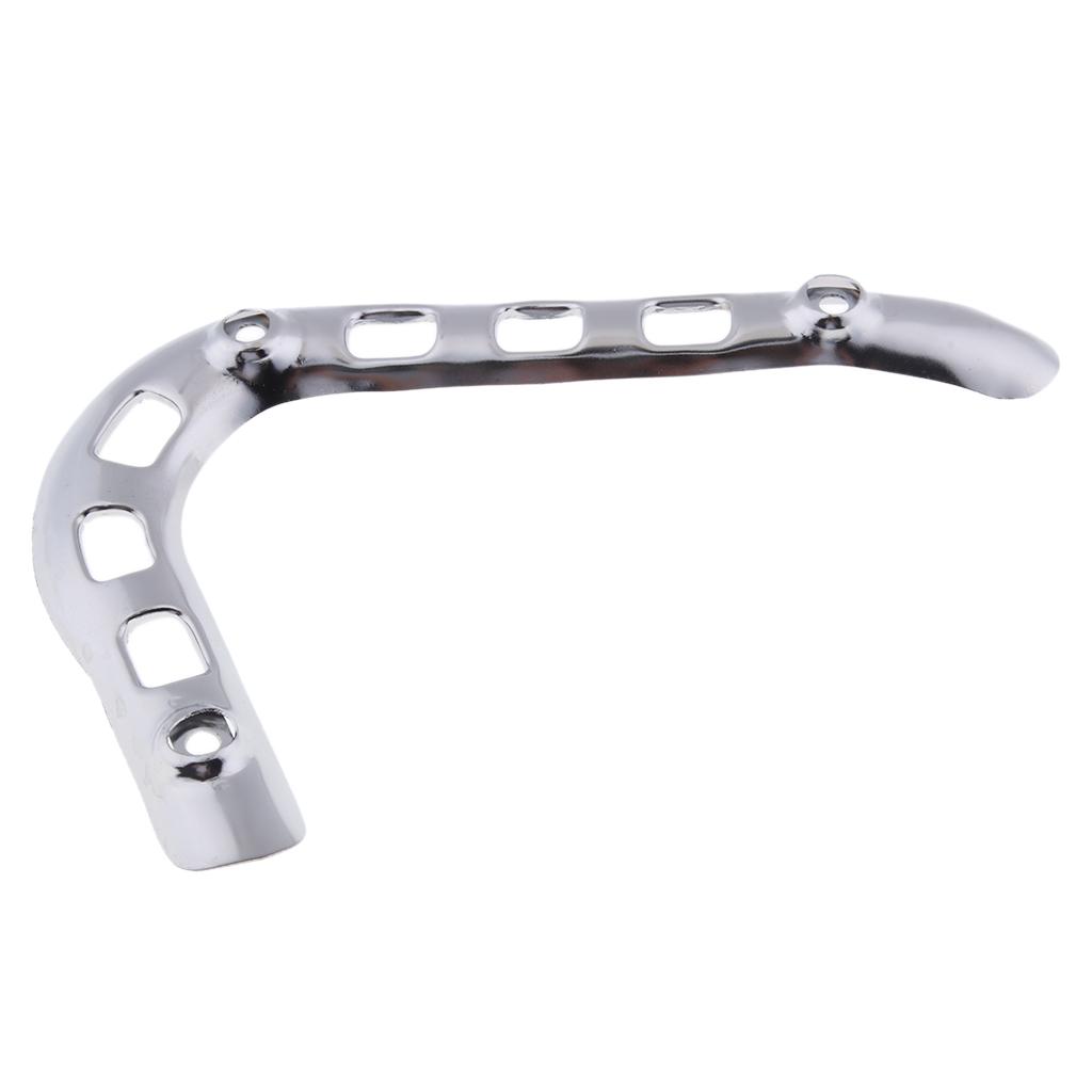Metal Exhaust Header Pipe Guard Motorcycle Muffler Shield Protector for Yamaha PW50 1981 2016 Engine Accessory
