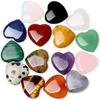 10/20/30 PEZZI Forma di Cuore AMORE 20MM Cristallo Naturale Ametista Agata Minerale Irregolare Pietra Curativa Ghiaia Campione Decorazione per la Casa