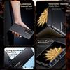 Phone Case for Honor Magic VS2, Foldable Screen with Center Axis Magnetic Attraction, Full Protection Anti-Drop Ultra-Thin Style Business Leather Case