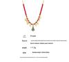 Ferris Wheel Enamel Christmas Zircon Tree Pendant Necklace - European & American Light Luxury Stainless Steel Jewelry