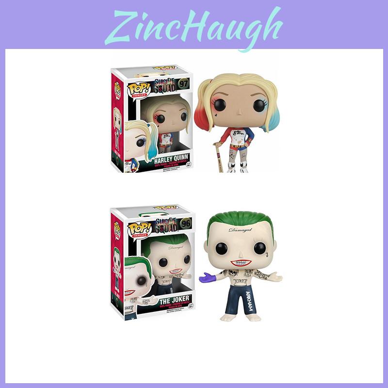 Unique Suicide Squad Joker And Harley Quinn Pop Action Figure Model Toys Collection