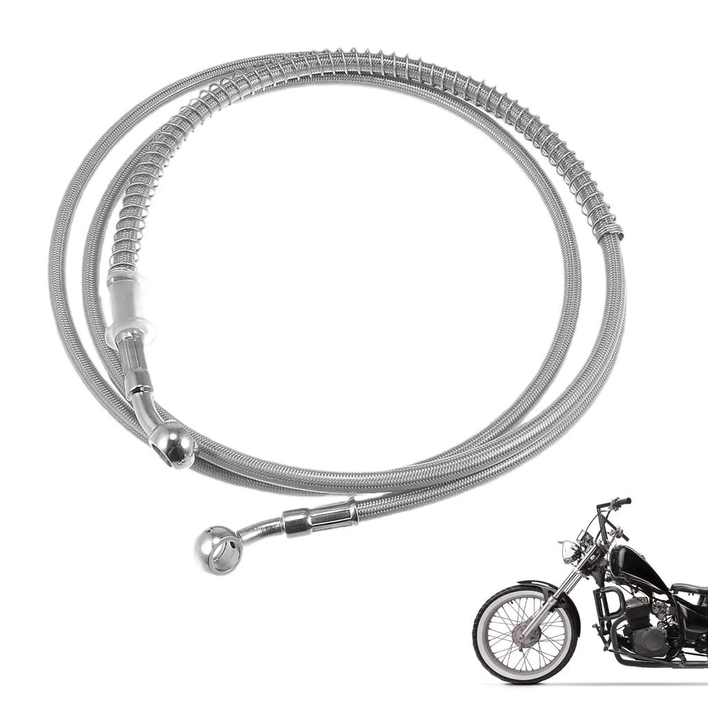 39-140cm Universal Motorcycle Stainless Steel Braided Brake Hose Line Aperture 10mm (M10) Latiguillo Freno Moto