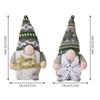 Swedish Gnome Tomte Ornament with Light Long Hat Cute Christmas Dwarf Decoration for Holiday Home Thanksgiving Female