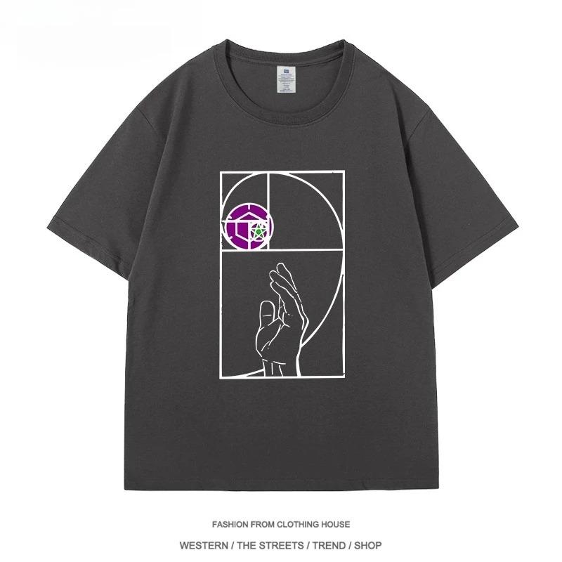 2026 JoJo's Bizarre Adventure STEEL BALL RUN Printed Short Sleeve Anime T-Shirt Men's Women Summer Cotton Loose Two-Dimensional T-Shirt