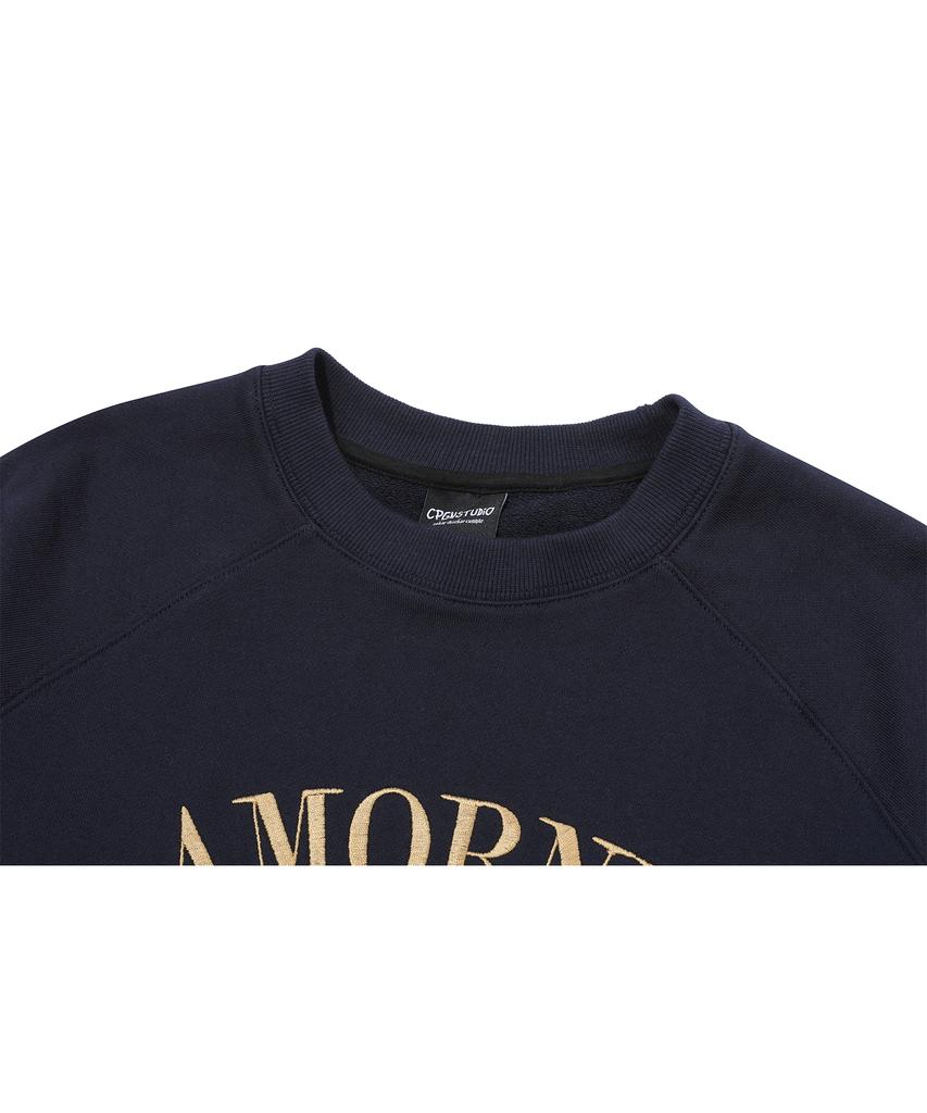 CPGN STUDIO Amorne Raglan Sweatshirt Navy