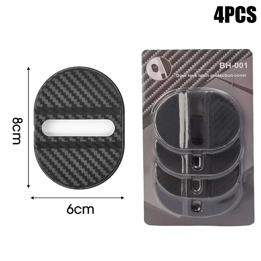 Universal Car Door Closing Shockproof Plastic Cushion Mute Shock Absorber Protective Covers Car Door Latch Accessories 4pcs