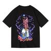 Dragon Ball Villain Buu Anime 2D Cartoon Peripheral Printed Shortsleeved Summer Pure Cotton Tshirt for Both Unisex and Women