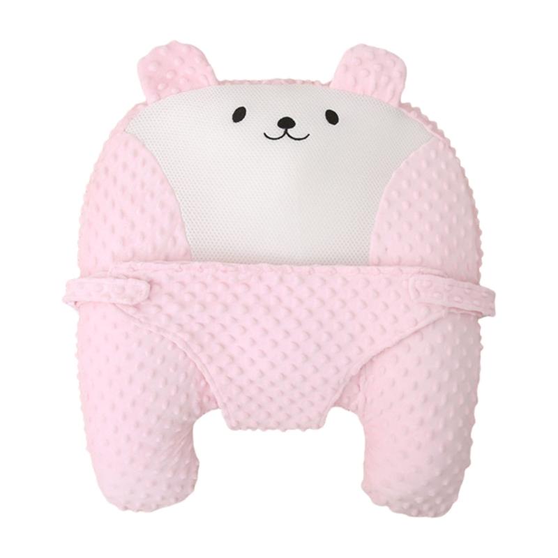 Cartoon Baby Support Pillow for Newborns Helping Relieve Gas and Colic Soft & Breathable Mood Comforting Doll Toy