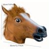 NEW Simulation Horse Head Mask Cosplay Costume Party Funny and Funny Festival Horse Head Mask Headgear NEW