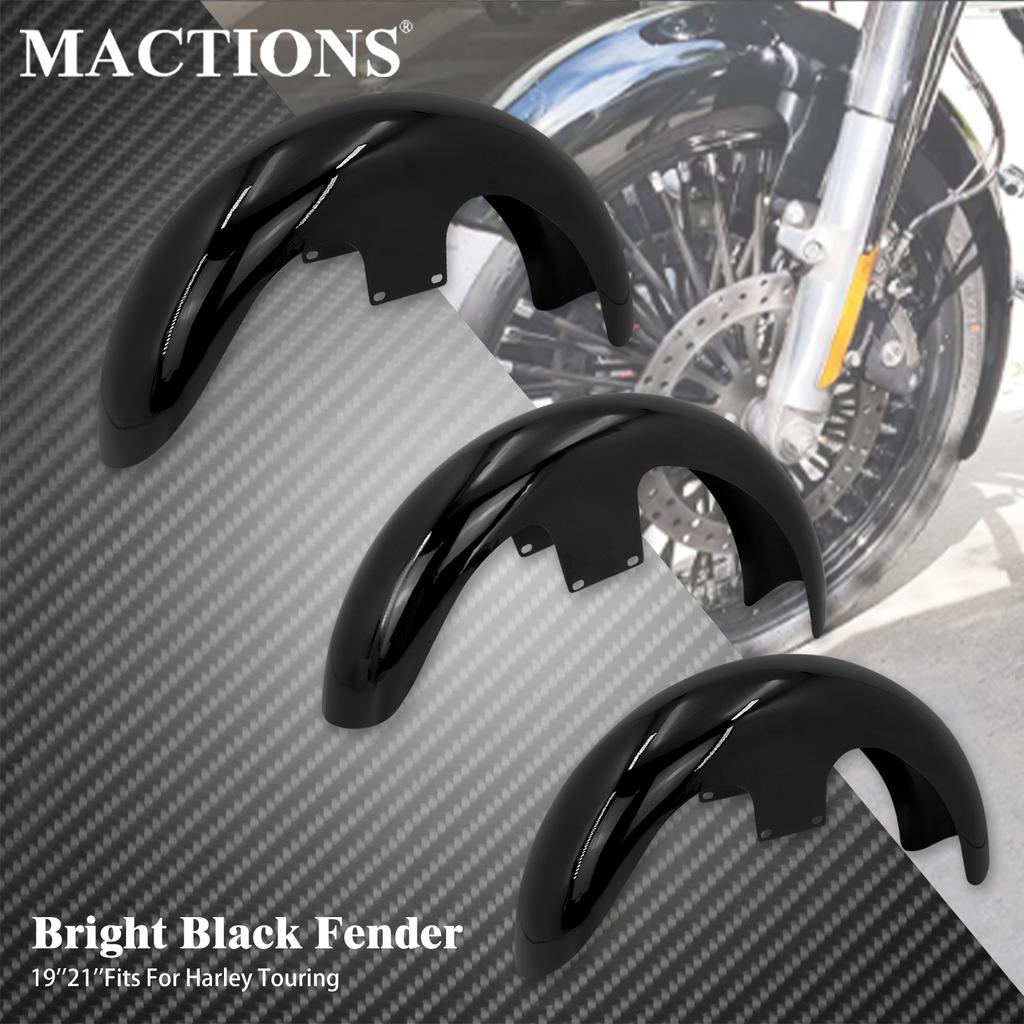 Motorcycle Steel 19'' 21'' Mudguard Wheels Wrap Front Fender For Harley Touring Road King Electra Street Glide Baggers 2014-2023
