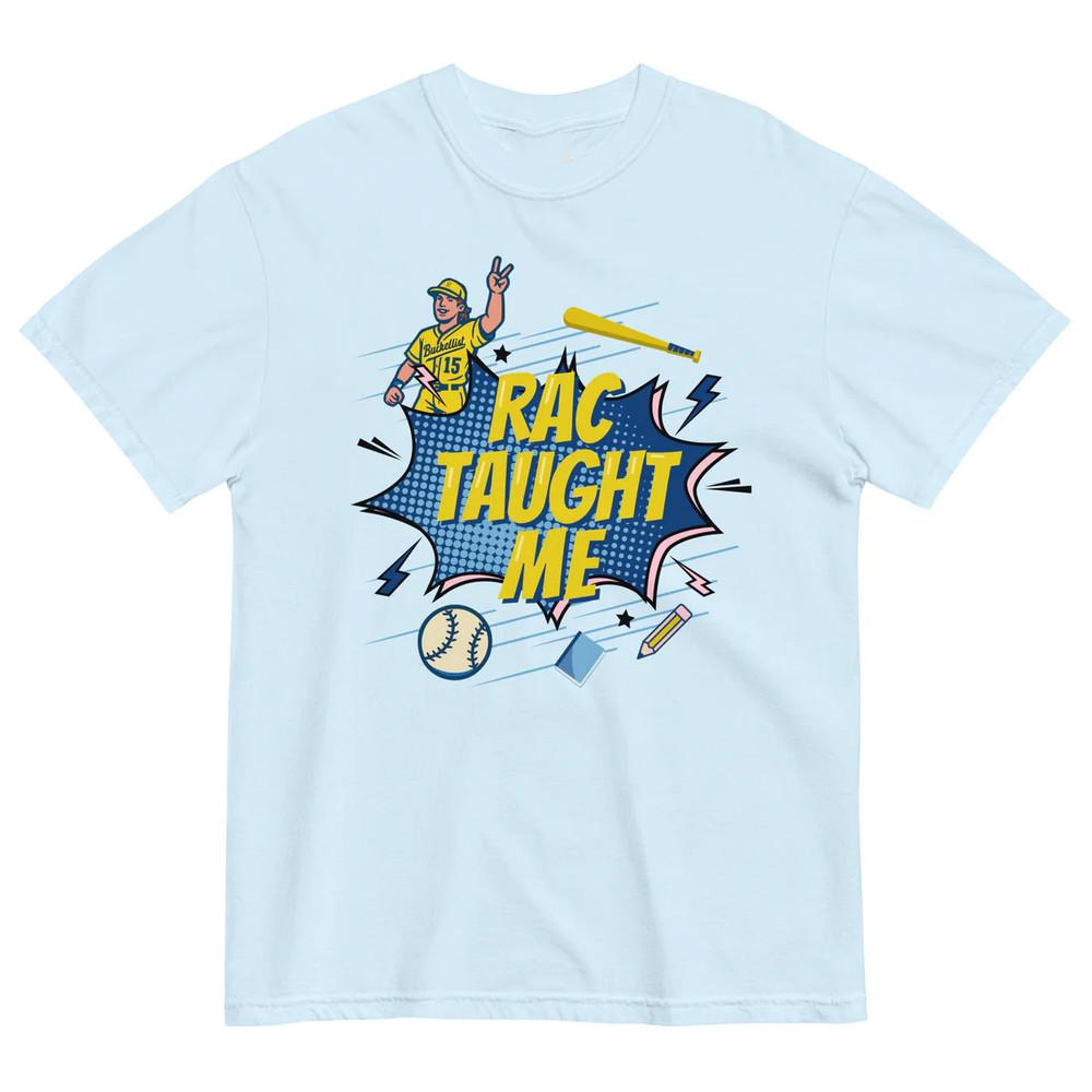 

Savannah Bananas #15 RAC taught me blue T-shirt Unisex S to 5Xl JJ5699 XL