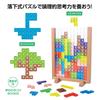 ARTEC MiraTOY Colorful Tet Puzzle 21718 Miratoy Age 4 and Up Comes with a Workbook Drop Puzzle Clear Spatial Awareness Shape Spacing Color Sense