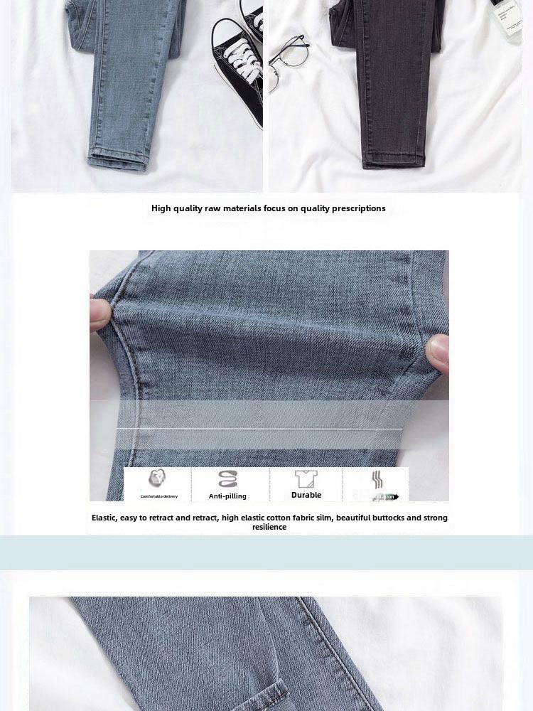 Damen High-Waist Skinny Jeans: Schlank geschnittene Bleistifthose Herbst/Winter 2020