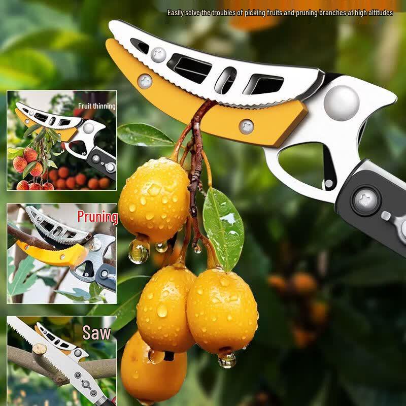 Telescopic Fruit Picker & Pruning Tool Set