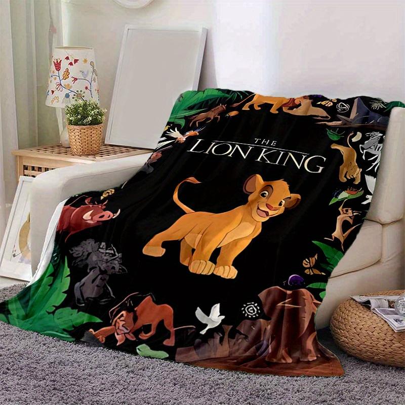 1pc, The Lion King (8) Home Decor Blanket: Cozy Flannel Throw for Bedroom, Living Room, Travel, Camping, Car