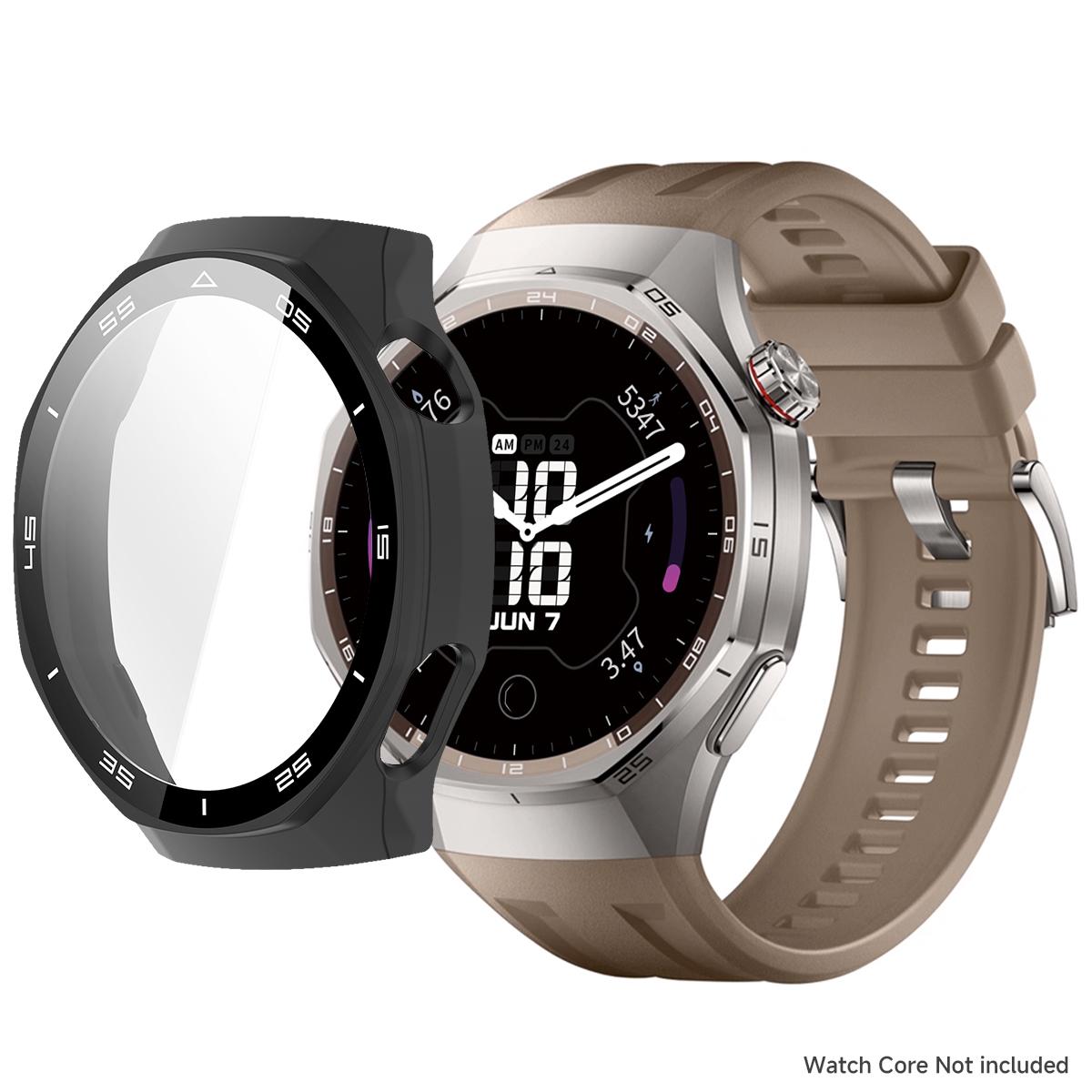 

Силиконовый ремешок+Чехол для Huawei Watch GT6 Pro 46мм Стекло Защита экрана от царапин PC Защитный бампер для GT 6 Аксессуары For Huawei GT6Pro 46