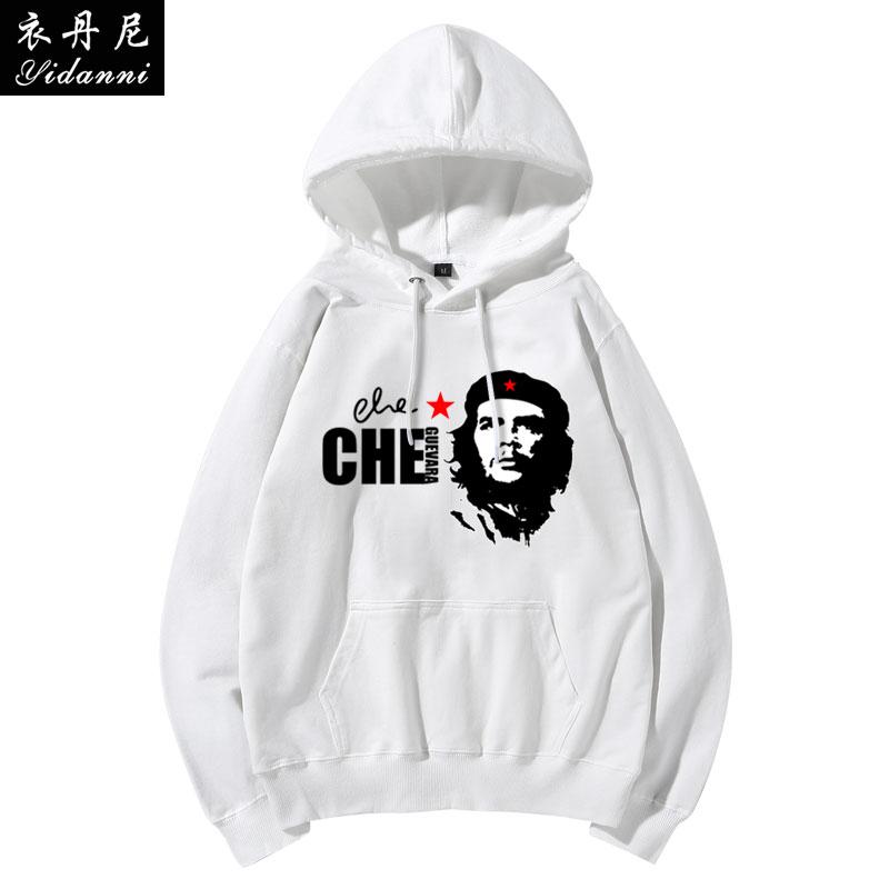 2025 Autumn New Collection - Limited Edition - Cuban Red Revolutionary Hero Che Guevara Print Hooded Sweatshirt