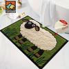 Cute Cartoon Animal Imitation Cashmere Thickened Bathroom Floor Mat Cute Soft Skin-friendly Floor Mat Entrance Door Mat