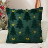 Juego De Cojines Decorativos Navideños, Rbol De Navidad Tejido/Patrn De Pap Noel Para Sala De Estar, Funda De Cojín Para Sof