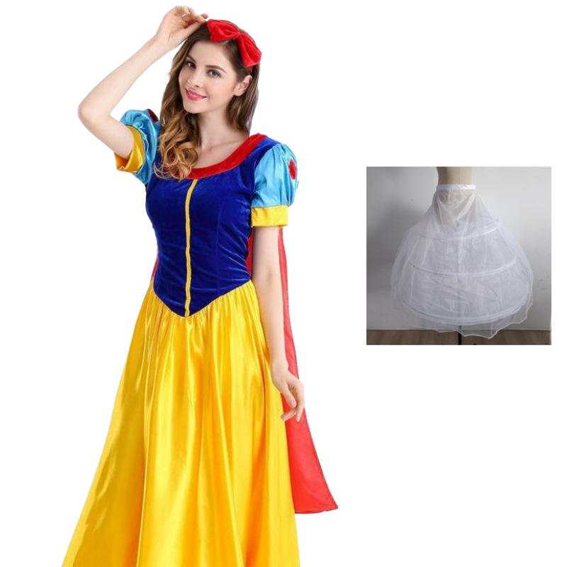 European & American Halloween Snow White Fairy Tale Cosplay Costume Dress