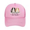 Cute Guinea Pigs Piano Keyboard Art Mesh Baseball Cap For Womens Unisex FeUnisex Beach Dad Hat Hip Hop