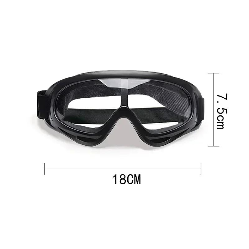 Haustier-Sonnenbrille Verstellbar Anti-UV-Blendung Winddicht Sonnenbrille für Hunde Outdoor Wandern Laufen Strand Alle Rassen Augenschutz Schwarz