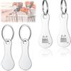 Custom Cart Shopping Keychain Coin Token Trolley Keyring Change Unlock Coins Portable Grocery Supermarket Holder Metal Key Ring