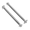 2pcs RC Drive Shaft Precise Control Low Noise Powerful Iron Drive Shaft Dogbone Parts for WLtoys 124008 124010 Remote
