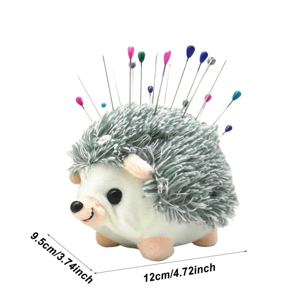 

Kasgehog pin cushion for sewing, cute pin cushion, coarse-leaf DIY holder, sewing project accessories S сірий колір
