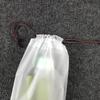 White Translucent Drawstring Umbrella Frosted Storage Bag Portable Children Outdoor Umbrella Scratch-Proof Dustproof EVA Cover