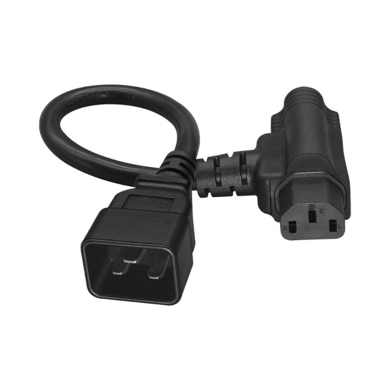 C20 To C13 and 5 15R Y Splitter Power Plug Adapter for US Standard 3 Hole Socket IEC320 Compliant