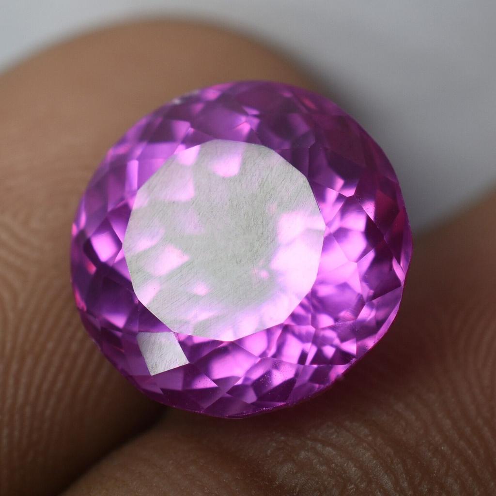 Natural Pink Sapphire Loose Gemstone Father'S Day Round Cut 8.35 Ct September Birthday Birthstone