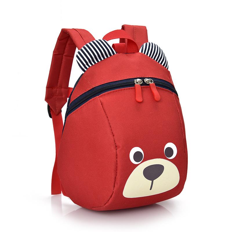 Korean Style Cartoon Anti-Lost Schoolbag for Kindergarten Boys & Girls Aged 1-5