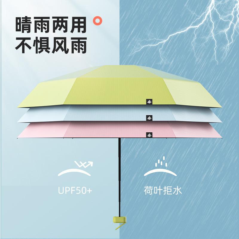 Flache 60% Rabatt, sechs offene Ringschnalle, Sonnenschirm, Sonnenschutzschirm, kleiner frischer Schirm, 50% Rabatt für beides Wetter und Regen.