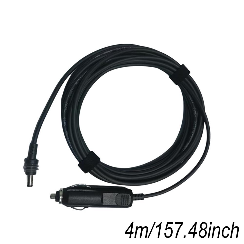 Travel Convenience 4 Meters DC Car Charger Cord 12V Power Supply PVC Pure Copper Material 18 AWG Wire Construction