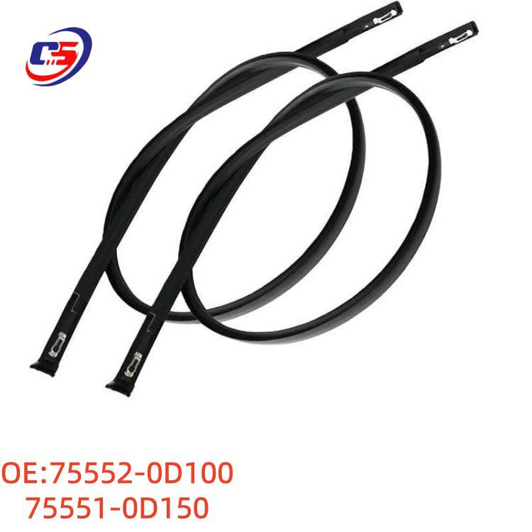 Toyota Yaris 14th Gen Roof Gutter Rubber Trim 75551-0D150/75552-0D100