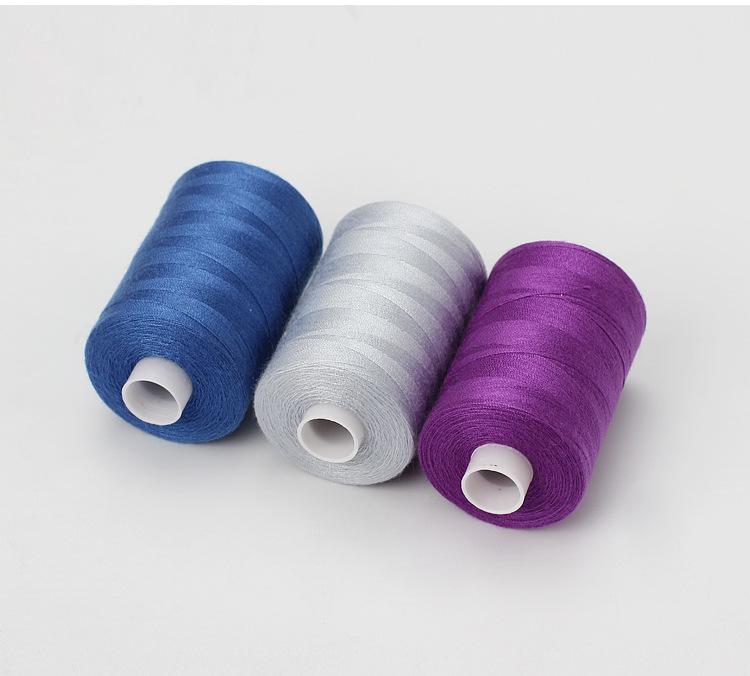 42-Spool Polyester Sewing Thread Set - 1000 Yards Each, Multicolored for Hand & Machine Sewing