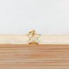 F136 Star Moon Diamond Lip Stud 5-Sided Iron Tower Ear Cartilage Piercing Jewelry 1.2x6/8mm